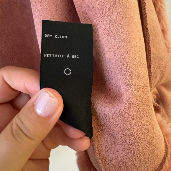 Sanctuary Pink Faux Fur Welt Pocket Jacket - Picture 7 of 11